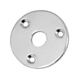 thumbnail image 3 of maskred 2pcs Universal Electric Guitar for Jack Bass Socket Cover Output Plate Silver 1Set, 3 of 6