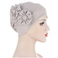 thumbnail image 3 of iHPH7 Head Scarf for Women's Hair Head Scarf for Women Turban Head Wraps for Women Pre Tied Head Scarf for Women Hair Scarf, Gray One Size, 3 of 3