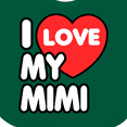 thumbnail image 4 of Inktastic I Love My Mimi Boys or Girls Baby Bib, 4 of 4