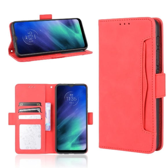 Funda Tipo Billetera GANGXUN para Motorola MOTO One Fusion – Tapa Flip con Tarjetero