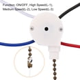 thumbnail image 5 of Uxcell Ceiling Fan Switch 3 Speed 4 Wire ZE208S E89885 Pull Chain Switch Light Switch Replacement, Bronze Chain 1 Set, 5 of 6