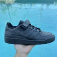 thumbnail image 2 of Adi-das Forum Low Triple Black Men's Athletic Shoes GV9766, 2 of 6
