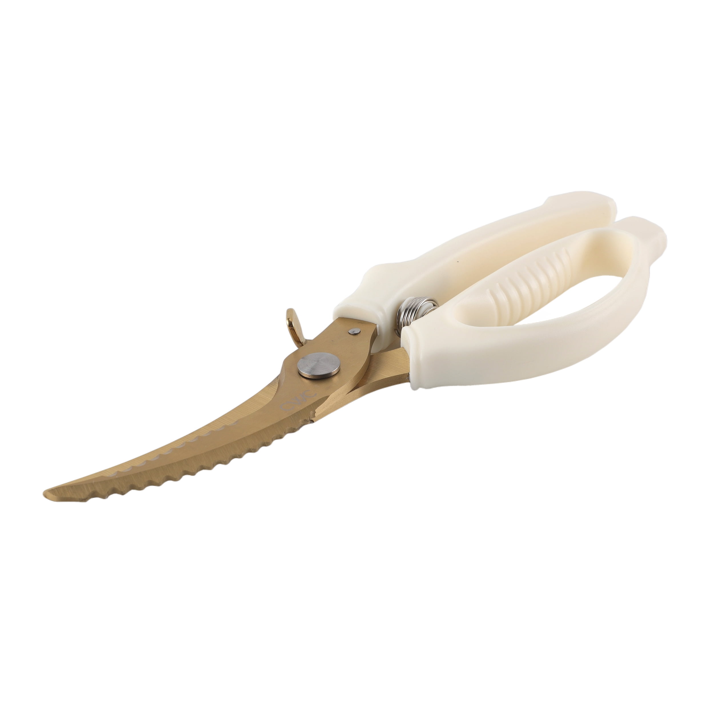 Cook with Color Poultry Shears – Curved Stainless Steel Blade, Ergonomic Grip for Precision Cutting