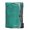 Lake Blue, variant on Women's Vintage Genuine Leather RFID Blocking Wallet C2208, 45x3.5x2.5 inches, Unisex Fashion Cardholder, No Print, Burnished Edges, Secure Zipper Closure