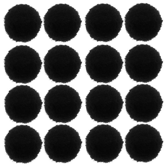 Soimiss 500Pcs Black Cotton Pom Poms High Elasticity Craft Supplies for Home Decor