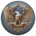 thumbnail image 3 of Ryvnso Eagle with Flag Round Plate Mats Dining Table Placemat Set of 4 for Holiday Decoration, 3 of 7