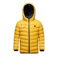 thumbnail image 7 of Odeerbi Teen Boys Girls Heated Jacket Winter Thermal Heated Coat Plus Size USB Intelligent Constant Temperature Heated Windproof Coat Children 3 Heated Jacket Teen Clothes Yellow, 7 of 7