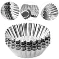 thumbnail image 4 of Egg Tart Molds Silver 20Pack 2.75X1.97X0.79In, 4 of 8