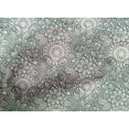 thumbnail image 4 of oneOone Cotton Cambric Dusty Teal Green Fabric Floral Mandala Sewing Craft Projects Fabric Prints By Yard 56 Inch Wide, 4 of 4