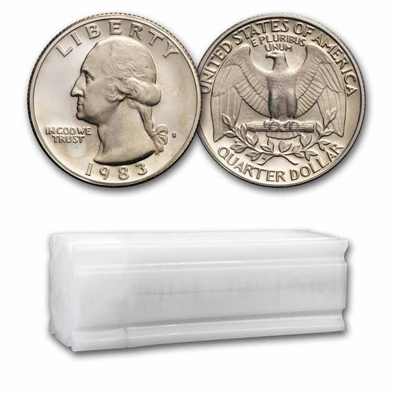 1983-S Washington Quarter 40-Coin Roll Proof