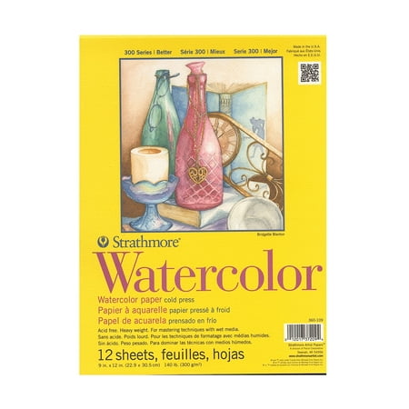 UPC: 0804551851131 | 300 Series Watercolor Paper 9 in. x 12 in.  pad of 12 tape bound (pack of 2)