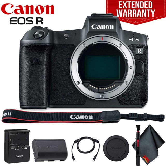 Canon EOS R Mirrorless Digital Camera with 1-Year Extended Warranty