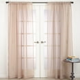 thumbnail image 5 of Saro Lifestyle Zephyr Collection Rod Pocket Sheer Window Curtain Panel, 5 of 5