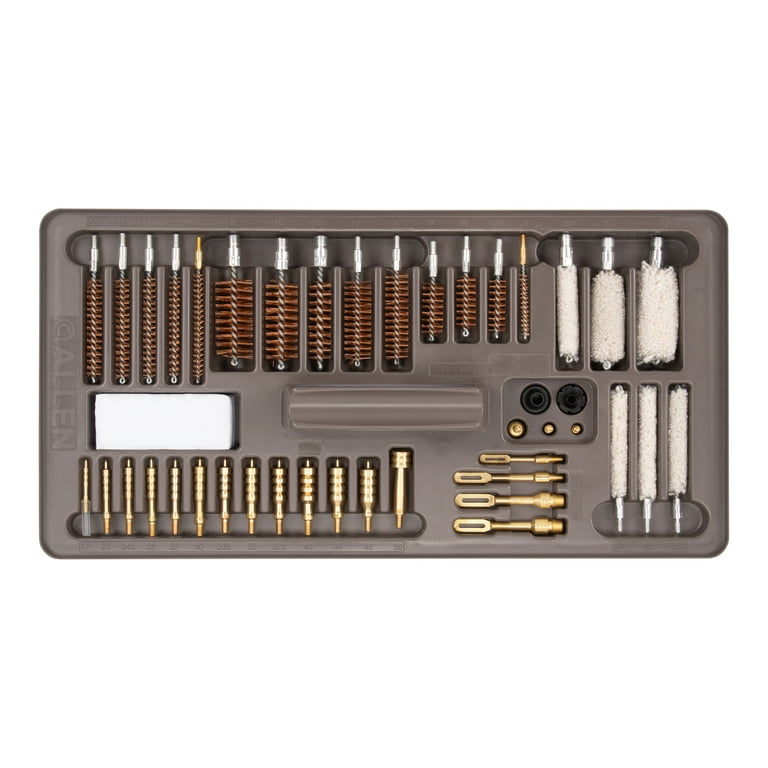 Allen Company Universal Gun Cleaning Kit & Tool Box, 65-Pieces