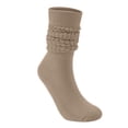 thumbnail image 4 of JJHGVB Slouchy Socks for Women, Scrunch Slouch Long Boot Socks Knee High Knit Tube Leg Warmers for Sneakers Athletic Khaki One Size, 4 of 5