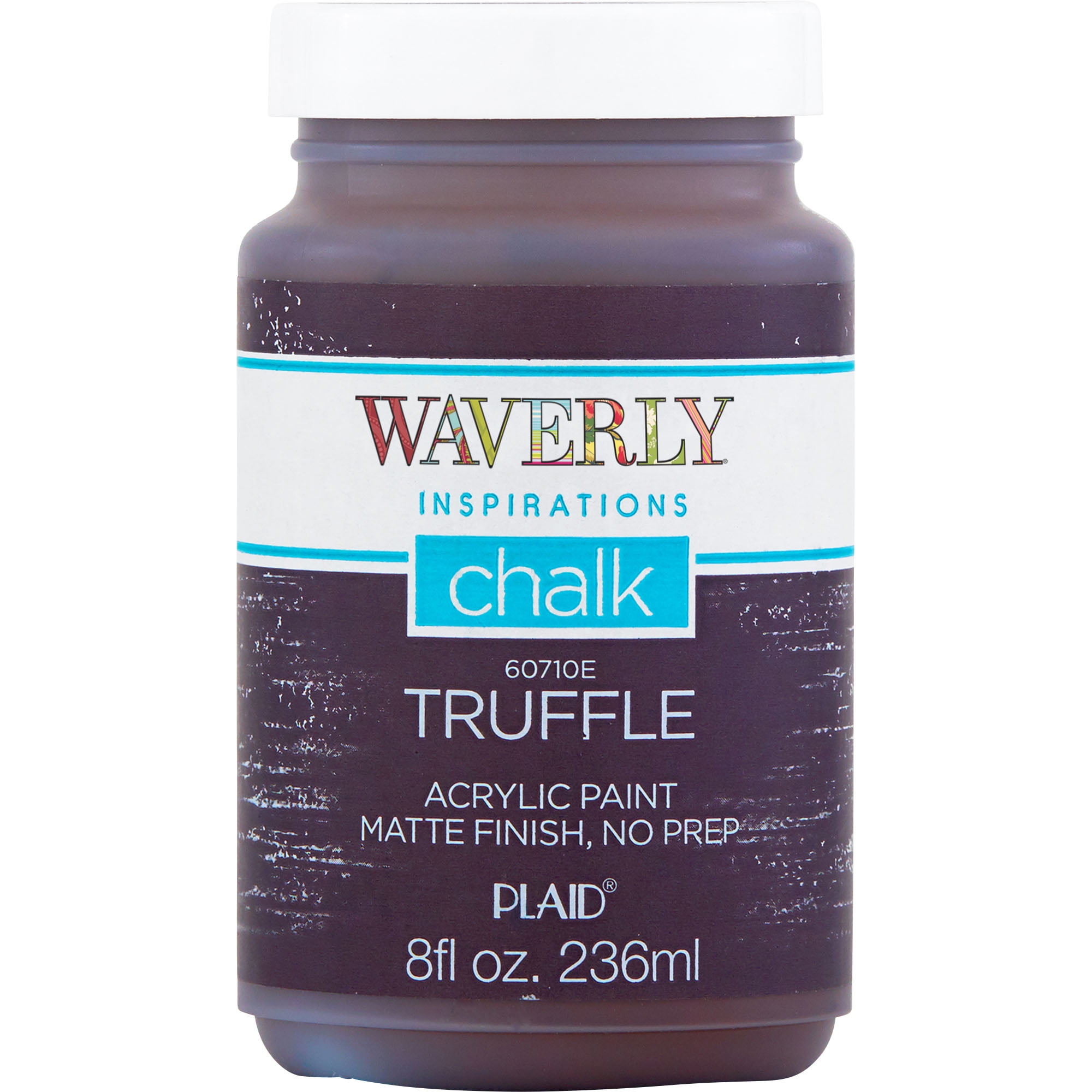 Waverly Inspirations Chalk Paint, Ultra Matte, Truffle, 8 fl oz
