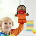 thumbnail image 6 of Finger Puppets Family Hand Puppet Interactive Role Play Toy Puppet for Kids and with Removable Mouth Features, 6 of 6