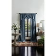 thumbnail image 2 of Martha Stewart Naples Chenille Argentina Shaped Valance, Navy, Blue, Rod Pocket, Light Filtering, Indoor, 1 Piece, Adult, 72" x 28", 2 of 7