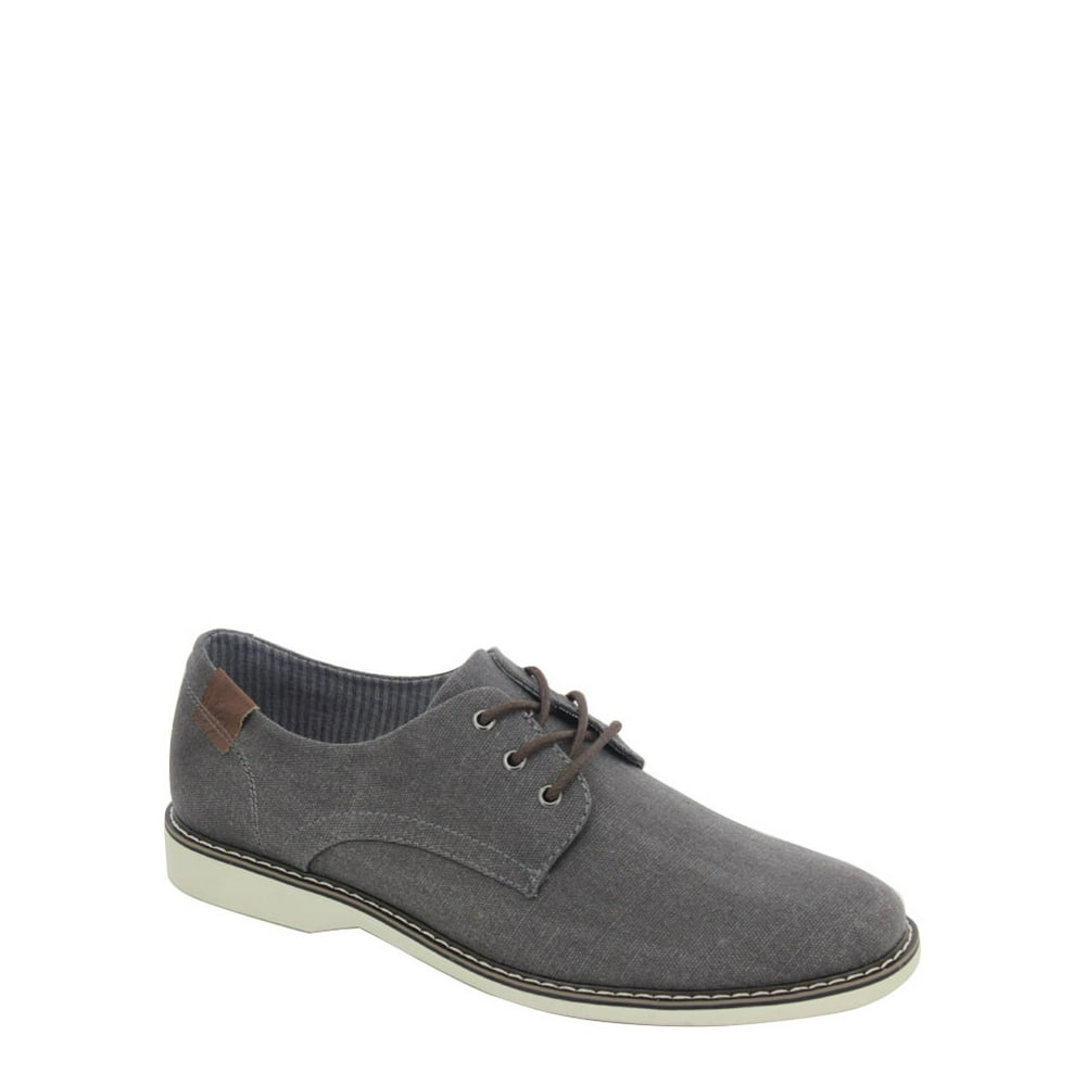 Men's Plain Toe Canvas Oxford Shoe