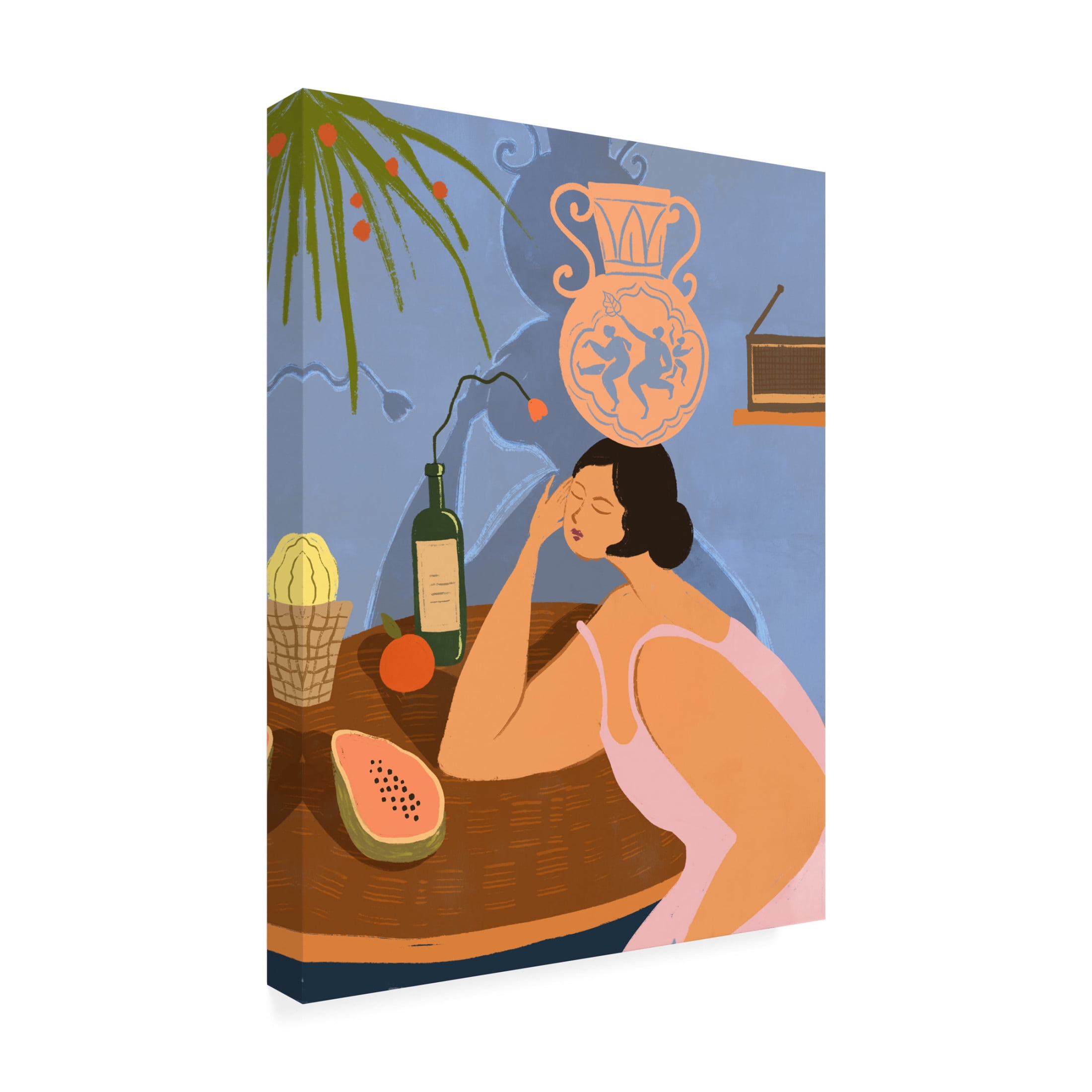 Trademark Fine Art Arty Guava  Bestill Canvas Wall Art
