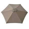 thumbnail image 3 of Strong Garden Parasol Canopy Cover Waterproof Durable Top Cover Canopy Cover Shelter 2.7m 8 Rib Khaki, 3 of 8