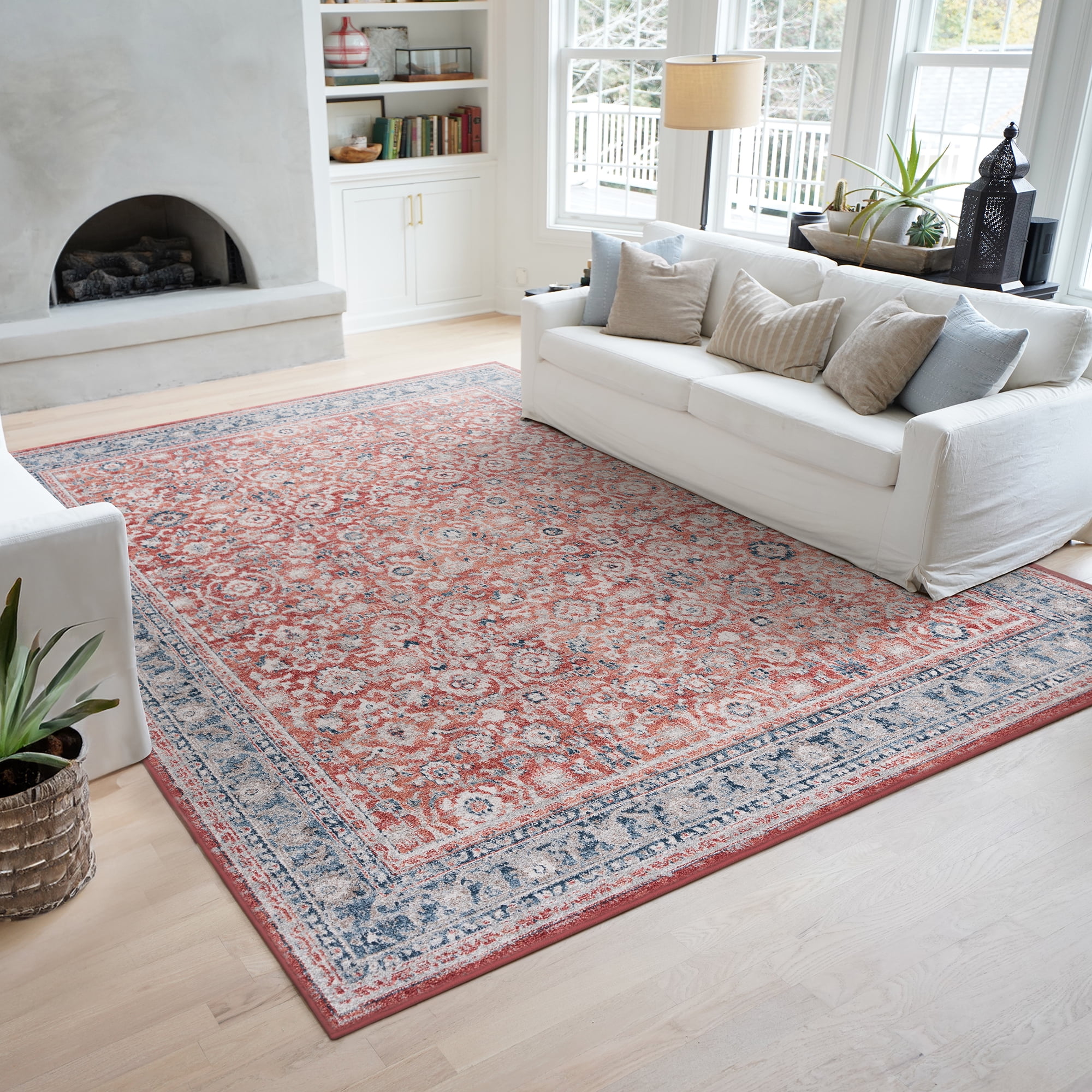 Bliss Rugs Magic Traditional 2' x 3' Multi-Color Indoor Area Rug
