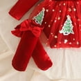 thumbnail image 7 of OJSFQUFP Baby Girl Outfit Christmas Man Romper Dress Cute Infant Xmas Winter Clothes, 7 of 7