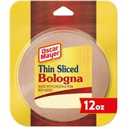 Oscar Mayer Thin Sliced Bologna Sliced Lunch Meat, 12 oz Pack