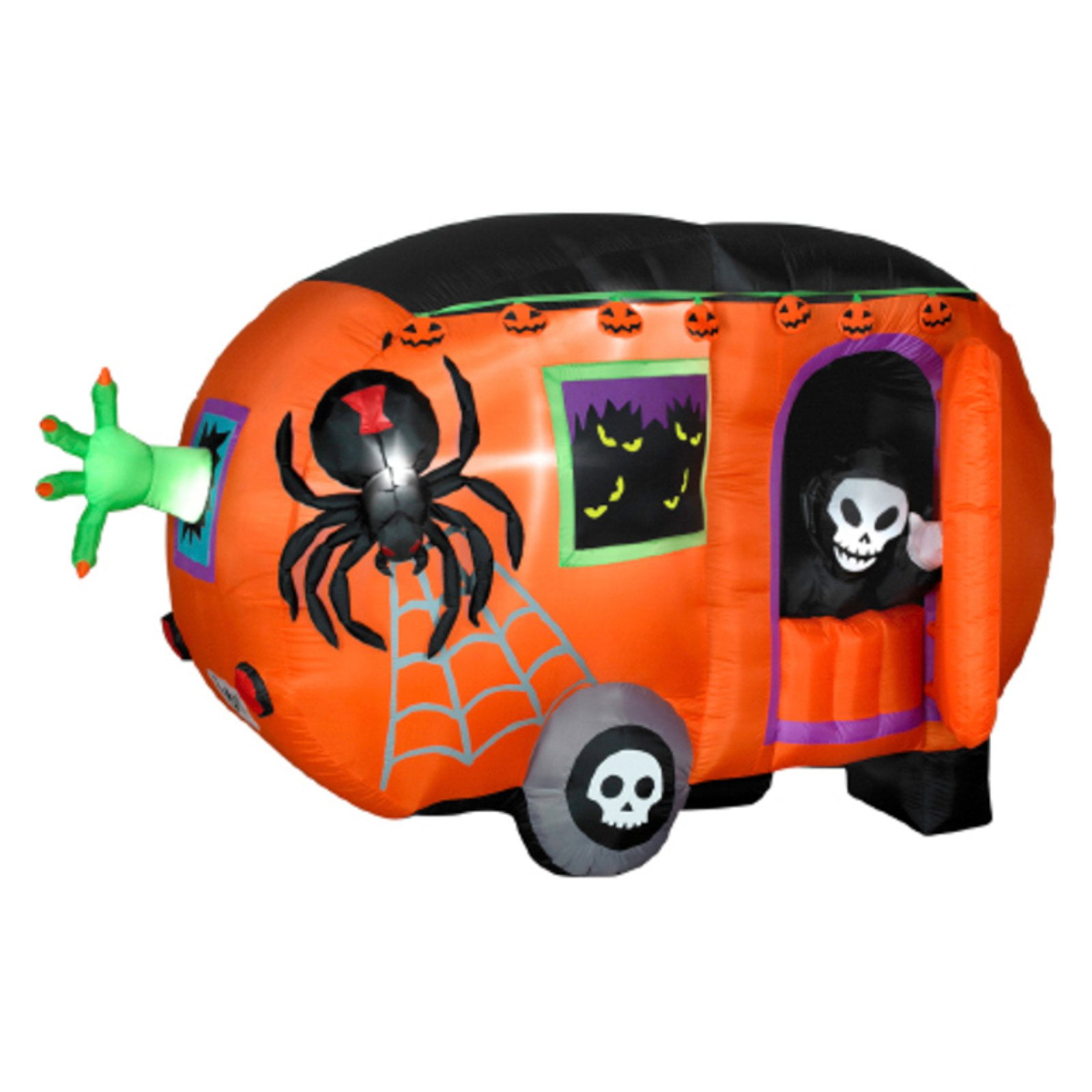 Gemmy Airblown Inflatable 5 X 8 Animated Camper Halloween