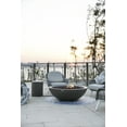 thumbnail image 5 of Sol Living Rose Bowl 48 x 48 Inch Round Natural Gas Fire Pit with Automatic Shutoff, 60,000 BTUs, Light Gray, 5 of 8
