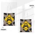 thumbnail image 3 of DouZhe Reusable Grocery Bags, Gamer Zone Game Controller Lightweight Polyester Canvas Cloth Tote Bag for Travle Gym Shopping School, 15" x 16", 3 of 7