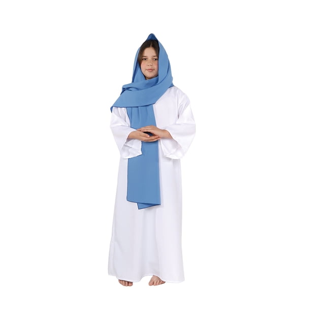 Disfraz para niños, ropa interior de la Virgen María, para Navidad