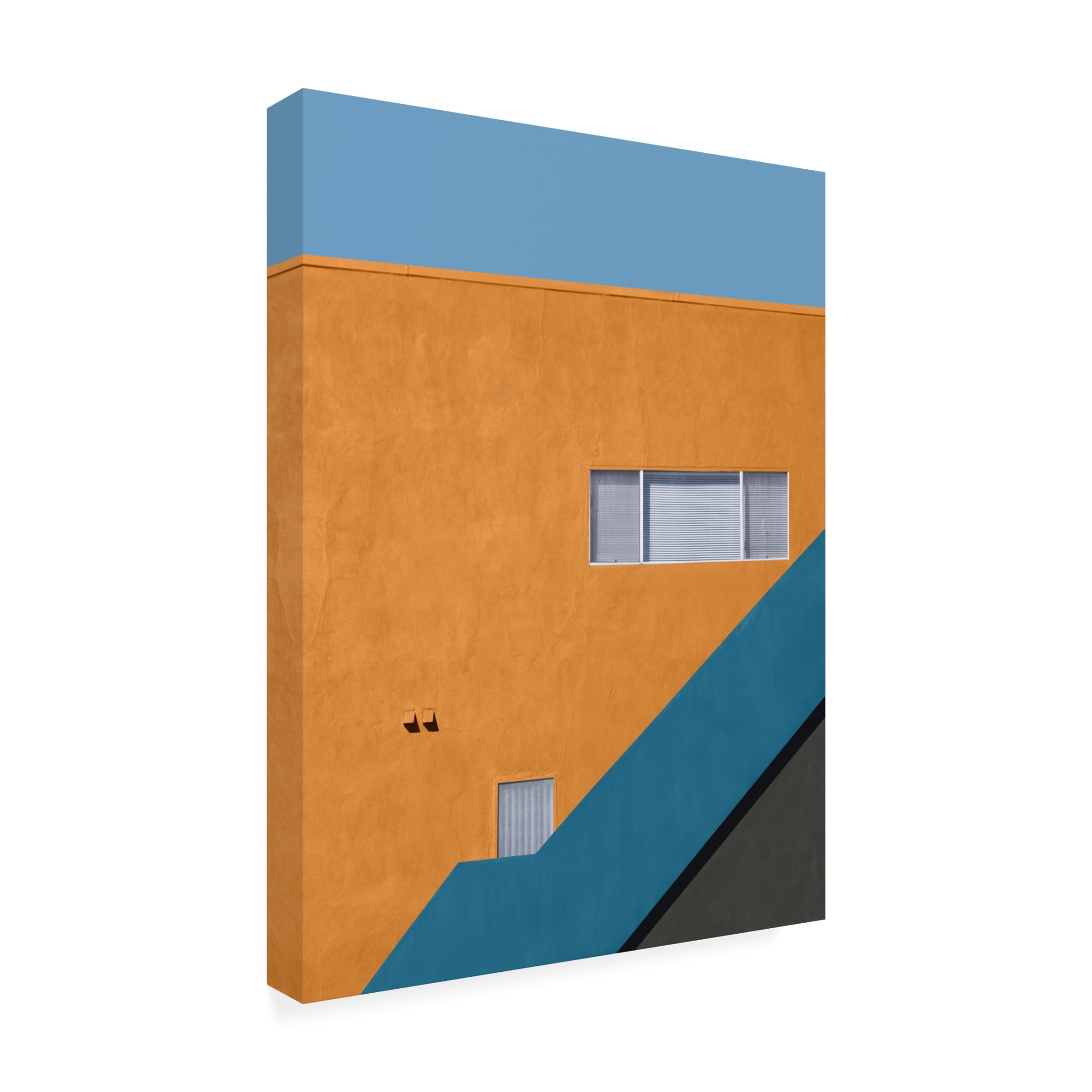Canvas Wall Art - Roxana Labagnara 'Condo' Wall Art for Living Room, Bedroom, or Office Décor by Trademark Fine Art - 35 x 47 Inches