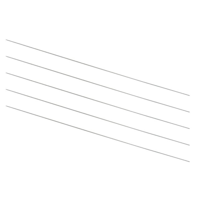Unique Bargains Round Metal Rods 0.5mm x 100mm High Speed Steel (HSS) Lathe Bar Stock Tool 5 Pieces