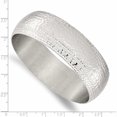 thumbnail image 4 of Stainless Steel Brushed And Polished Hammered Bangle Made In China -Jewelry By Sweet Pea, 4 of 7