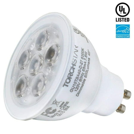 Torchstar 7 5w Mr16 Gu10 Led Bulb Light Bulbs Energy Star Dimmable Night For Track Lighting Recessed Torchstar 7 5w Mr16 Gu10 Led Bulb Light Bulbs Energy Star Dimmable Night For Track Lighting Recessed
