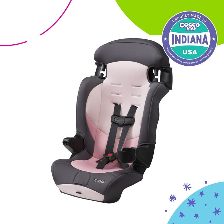 Cosco Kids Finale DX 2-in-1 Toddler Booster Car Seat, Sweetberry