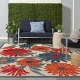 thumbnail image 6 of Nourison Aloha Indoor/Outdoor Ivory Multicolor 9' x 12' Area Rug (9x12), 6 of 9