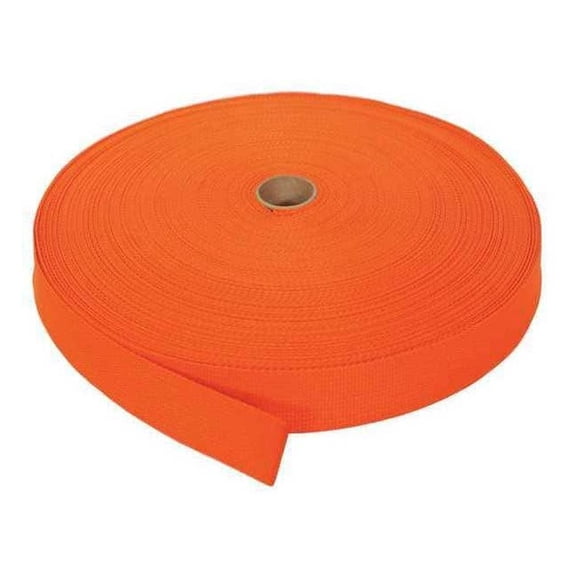 Bulk-Strap Webbing,Polypropylene,1" W,Orange P01300OR