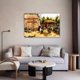 thumbnail image 5 of Cuadro decorativo de un burro tirando de un carro, póster en lienzo, decoración de dormitorio, paisaje deportivo, decoración de oficina, regalo, estilo marco, 16 x 24 pulgadas (40 x 60 cm), 5 of 8