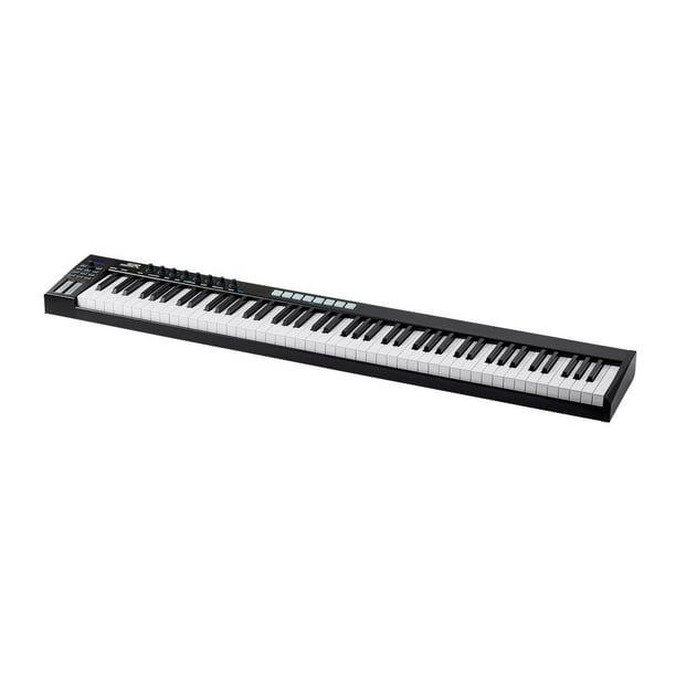 verwijderen Aanleg nerveus worden Monoprice SRK88 37 Key USB MIDI Keyboard Controller with 8 Velocity &  Pressure Sensitive Pads, 8 Assignable Knobs, 5 MMC Buttons - Stage Right  Series - Walmart.com