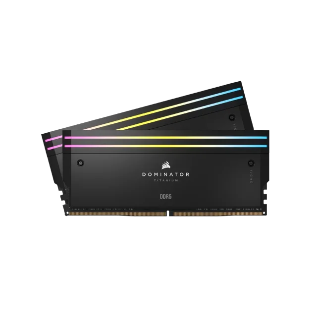 RAM CORSAIR DDR5 DOMINATOR TITANIUM 2X16 32GB 6000 NEGRO RGB