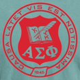 thumbnail image 3 of CafePress - Alpha Sigma Phi Red Seal T Shirt - Mens Comfort Colors Shirt, 3 of 5