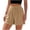 Khaki# shorts for women, variant on Oksale Summer Shorts for Women Casual Comfy Knit Shorts with Pockets Stretch Waisted Summer Clothes 2026 Red S