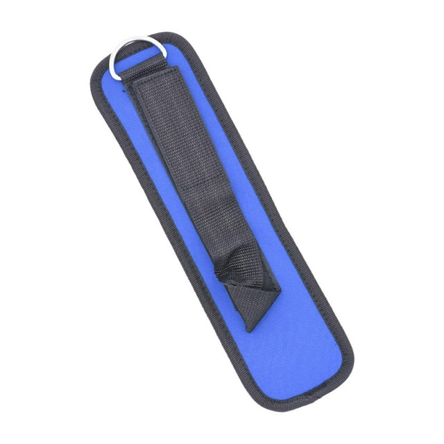 Ankle Strap Neoprene Padded Leg Training Ankle Cuff for Kickbacks Gym Leg Straps Single Blue
