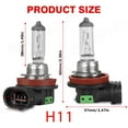 thumbnail image 6 of IHNZCB H4 9003 + H11 Halogen Headlight Bulbs, Standard High Beam Low Beam 3400K White, 6 of 12