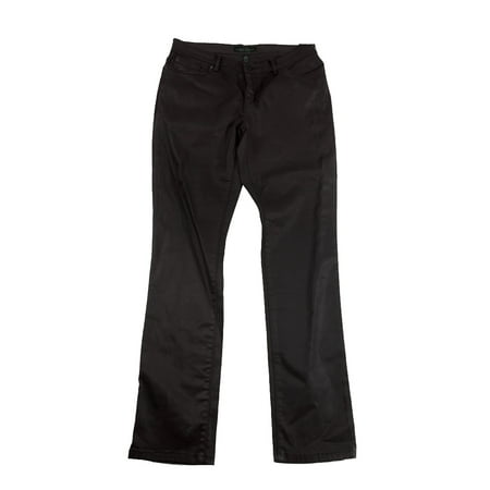 Lauren Ralph Lauren Black Coated Skinny Jeans 14