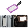 thumbnail image 4 of Unique Bargains 1 Pc Aircraft Luggage Tag for Travelling Purple Soft Rubber, 4 of 4