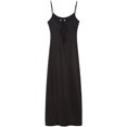 thumbnail image 3 of 2024 Fashionable Sexy Solid Color Wave Edge V-Neck Sling Beach Dress, 3 of 8