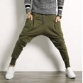thumbnail image 2 of Japanese Solid Color Plus Size Harem Suspender Pants Youth Casual Trousers Mens Trousers, 2 of 4